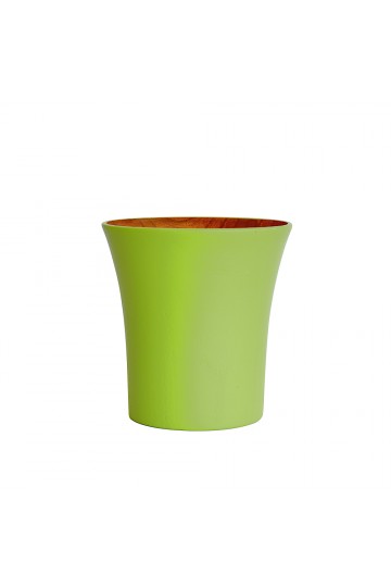 Tasse verte claire en bois de jujubier