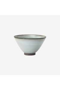 Ceramic White Rice Bowl Hasamiyaki “Sui”