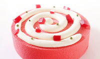 Entremets pomme, shiso et baies de sansho