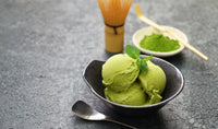 Glace au thé vert matcha