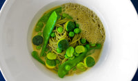 Chasoba au curry vert et légumes de printemps