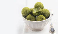 Truffes matcha chocolat blanc