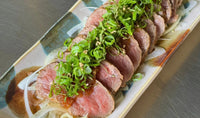 Tataki de bœuf au shio koji