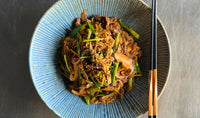 Japchae aux nouilles de konjac