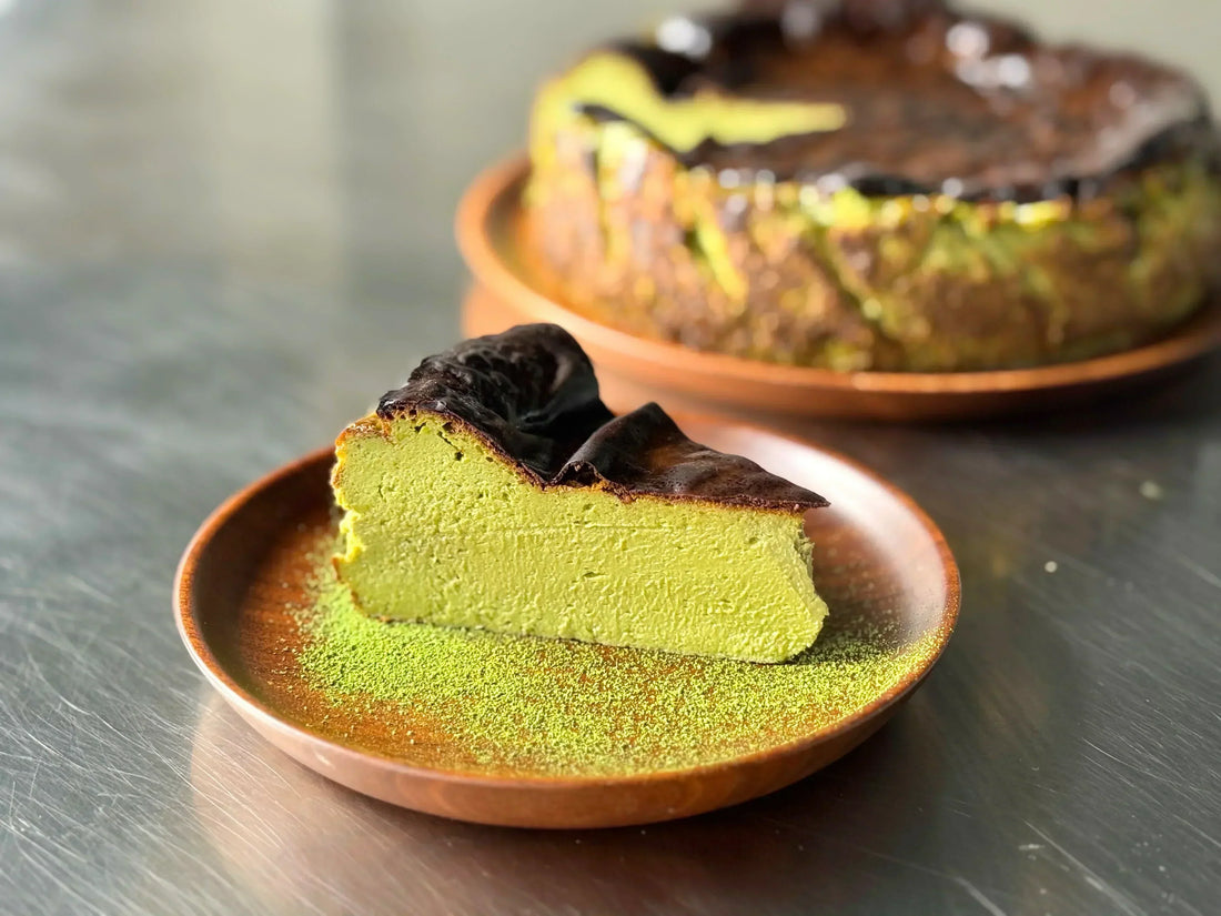 Cheesecake Basque au Matcha