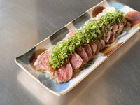 Tataki de bœuf au shio koji