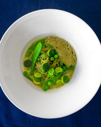 Chasoba au curry vert et légumes de printemps