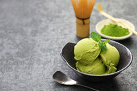 Glace au thé vert matcha