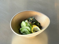 Sunomono de concombre et wakamé