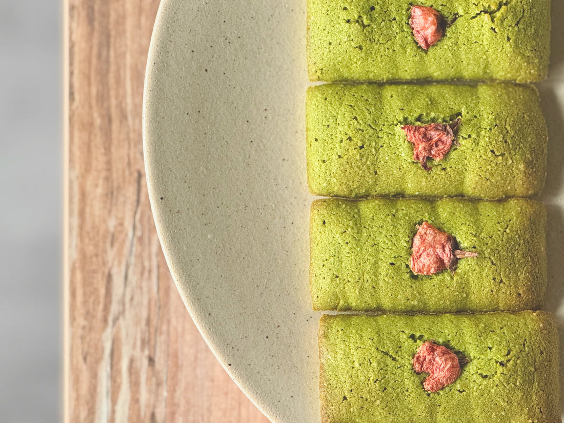 Financiers au matcha