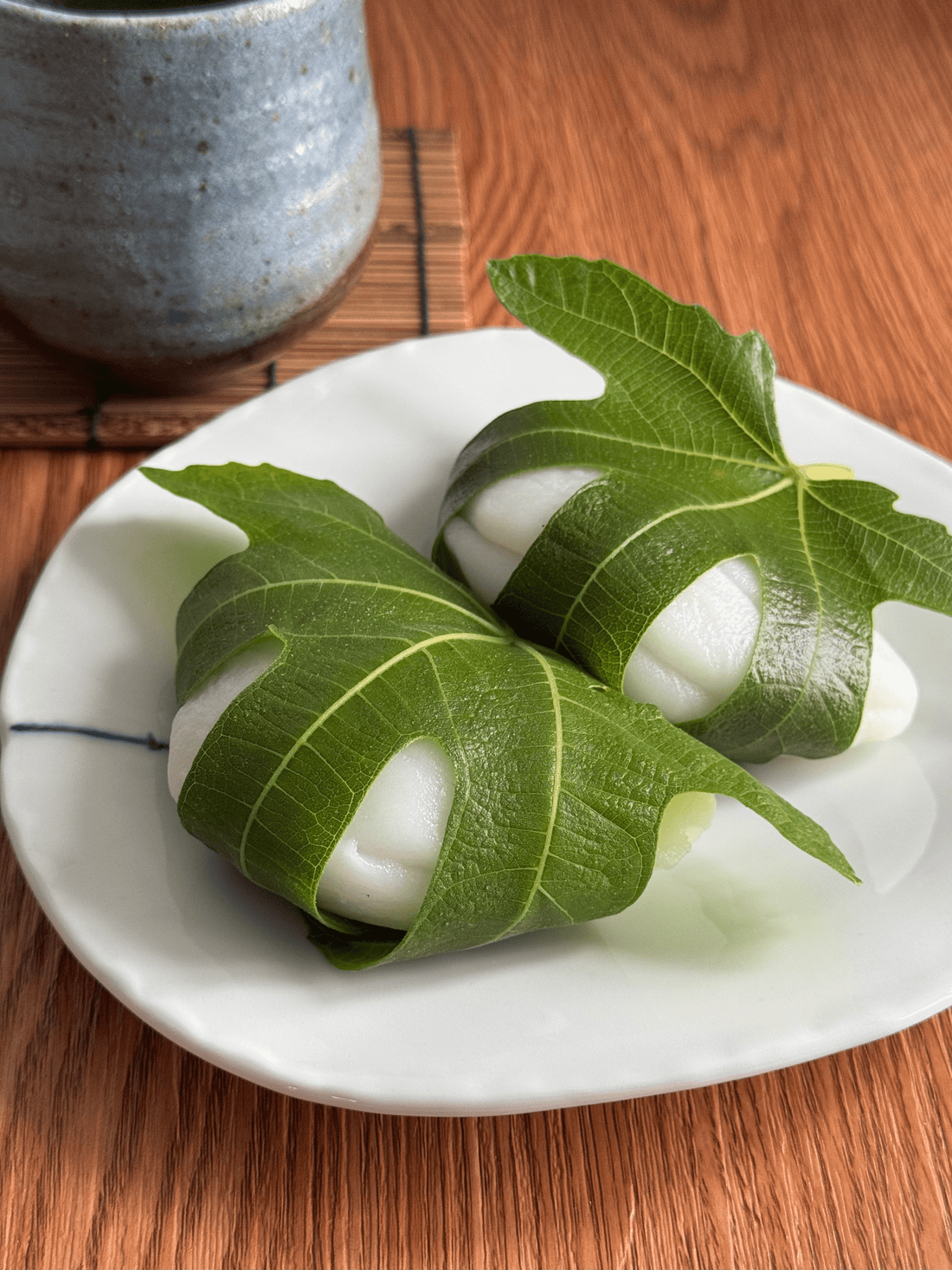 Kashiwa mochi, le mochi et sa feuille de chêne