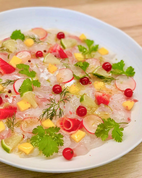 Ceviche au jus de sudachi