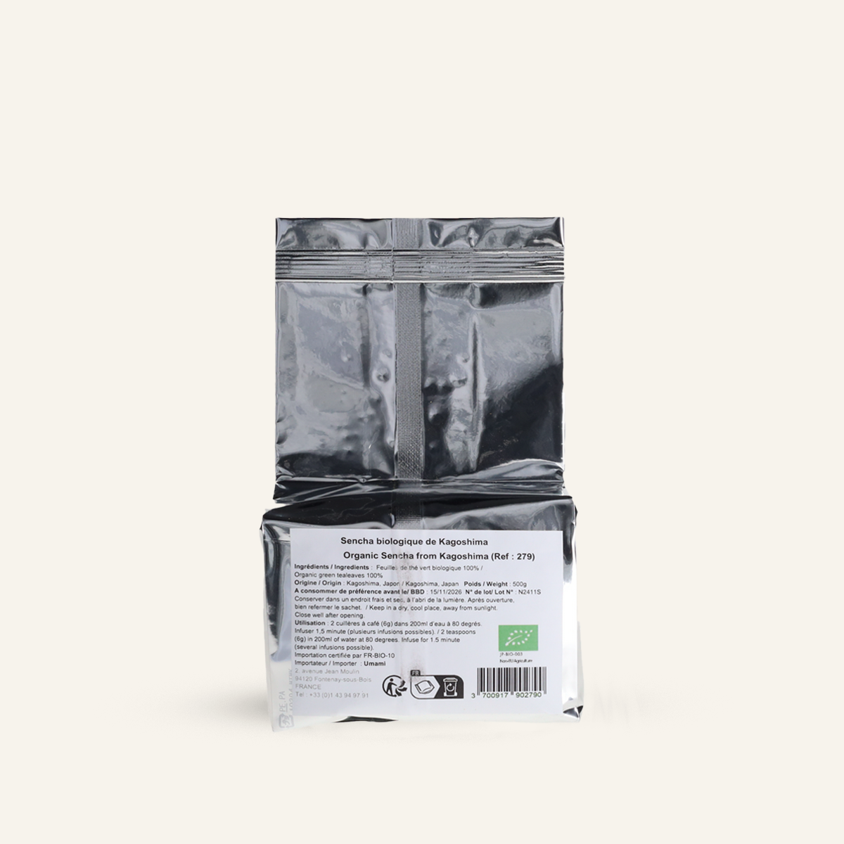 Kagoshima organic sencha 500 g
