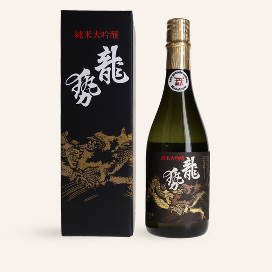 Saké Ryusei Junmai Daiginjo Label Noir 720ml (17% vol.)
