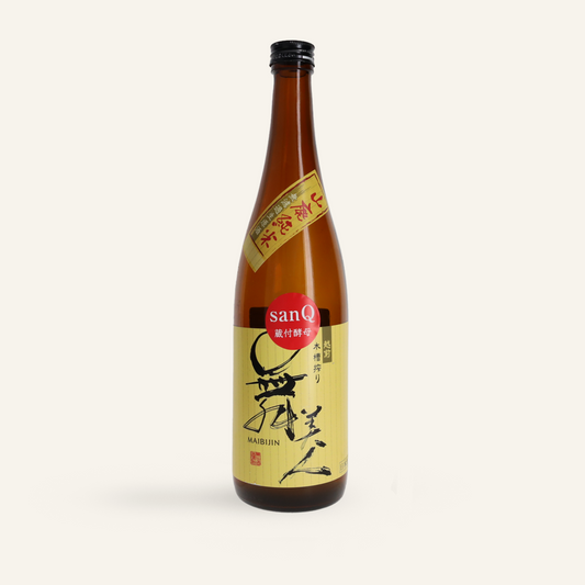 Saké Maibijin Yamahai Junmai Muroka Namagenshu "sanQ" 720 ml (16,2% vol.)