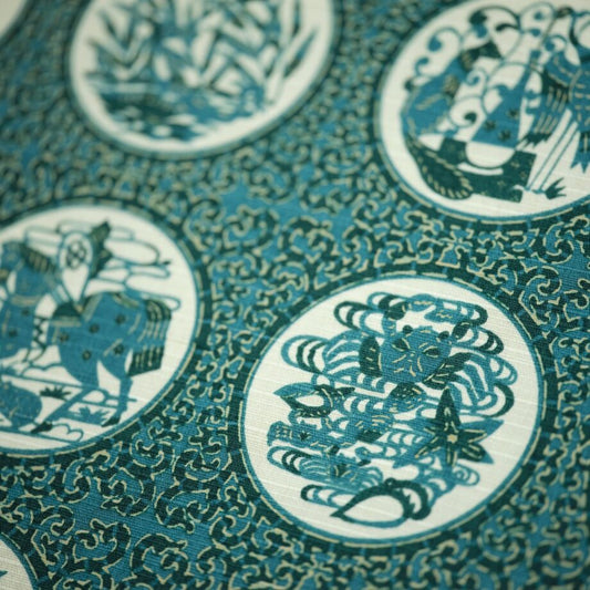Furoshiki en coton "Les Fables d'Esope" par Keisuke Serizawa