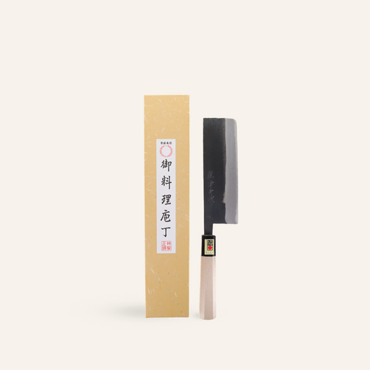 Nakiri vegetable knife, raw forged, 165 mm