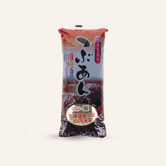 Anko Tsubuan - pâte de haricots rouges Azuki (avec morceaux)