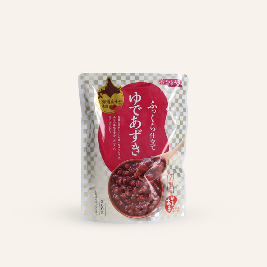 Yude Azuki - haricots rouges Azuki cuits de Hokkaido 300g