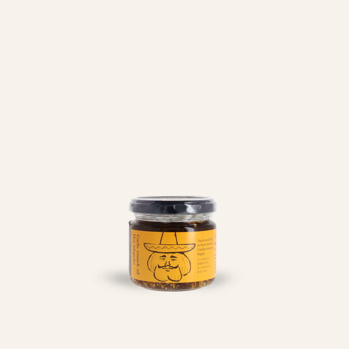 Condiment croustillant à l'ail frit et au piment Jalapeño 110 g