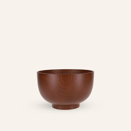 Brown resin bowl "sonori"
