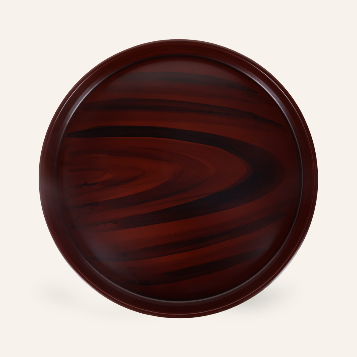 Round "Heian" resin tray
