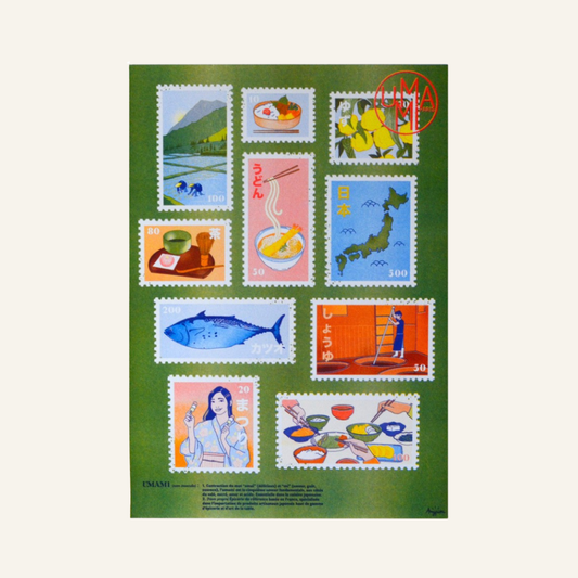 Umami Poster - Matcha Green (A3)
