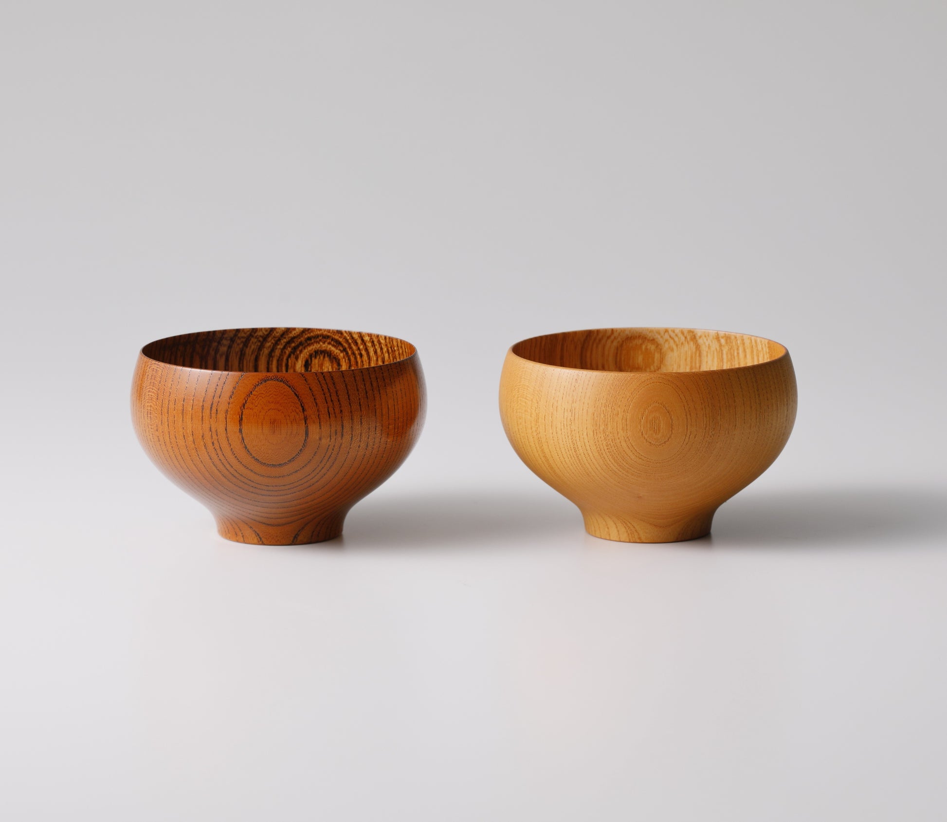 Bol en bois de zelkova japonais laqué "matevari"