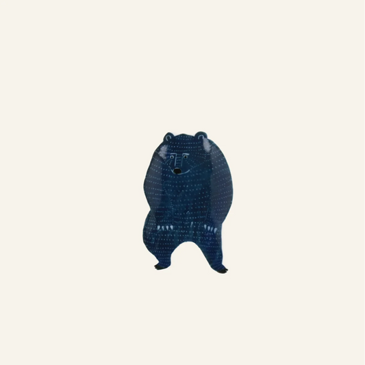 Coupelle en porcelaine "Ours bleu"