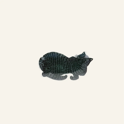 Coupelle en porcelaine "Chat noir"