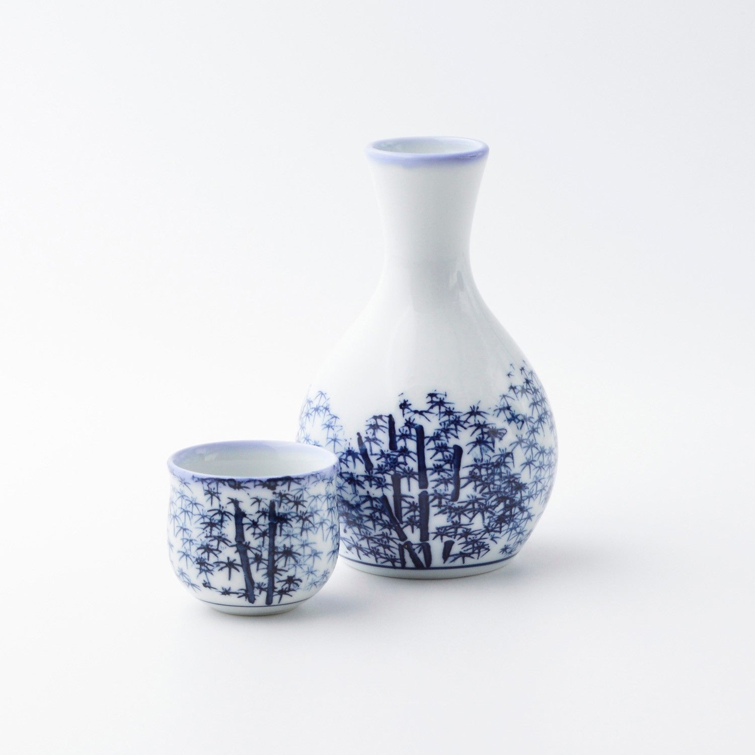 Carafe à saké Tokkuri en porcelaine Hasamiyaki "Wakatake" 175ml