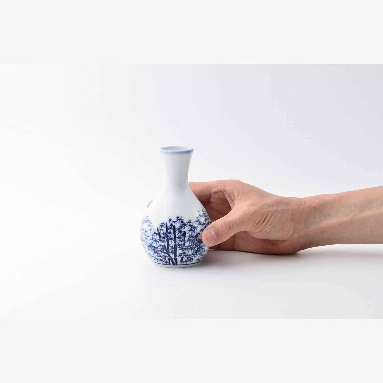Carafe à saké Tokkuri en porcelaine Hasamiyaki "Wakatake" 175ml