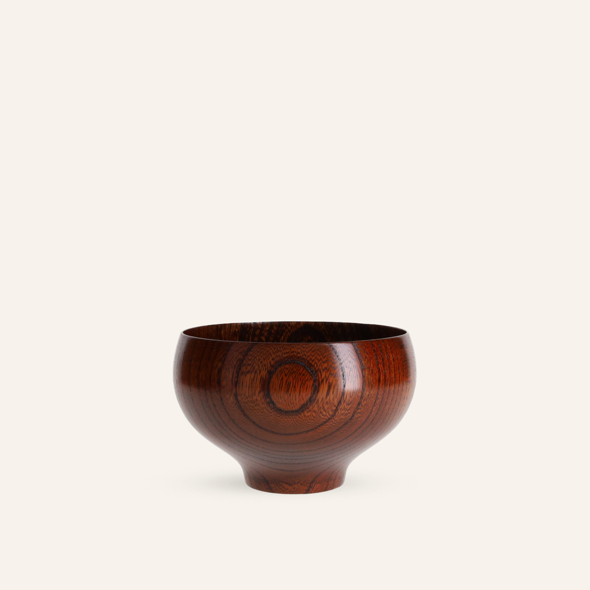 Japanese zelkova wood bowl "matevari"