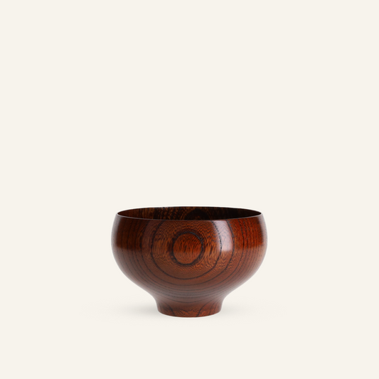 Japanese zelkova wood bowl "matevari"