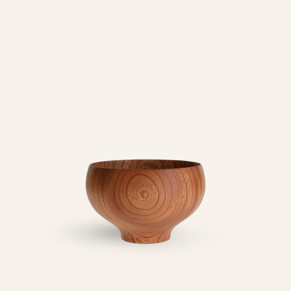 Japanese zelkova wood bowl "matevari"