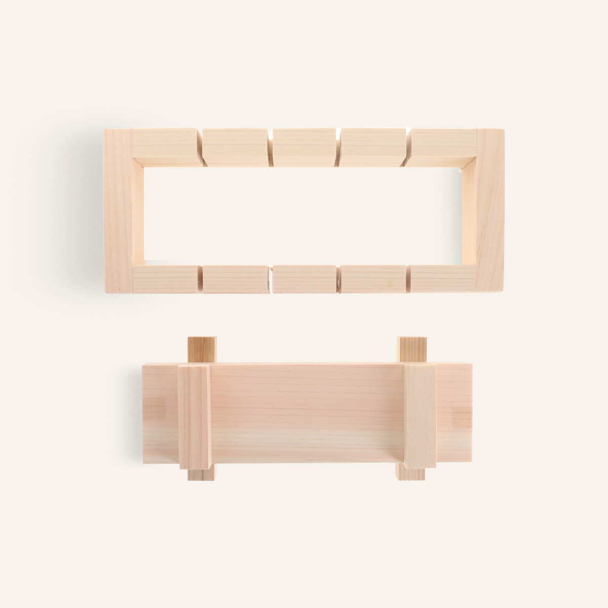 Hinoki cypress oshizushi press (5 sushi)