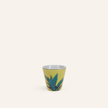 Kutaniyaki "Omoto" porcelain sake glass