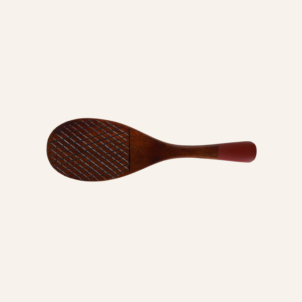 Spatule à riz Shamozi en bois de lithocarpus glaber