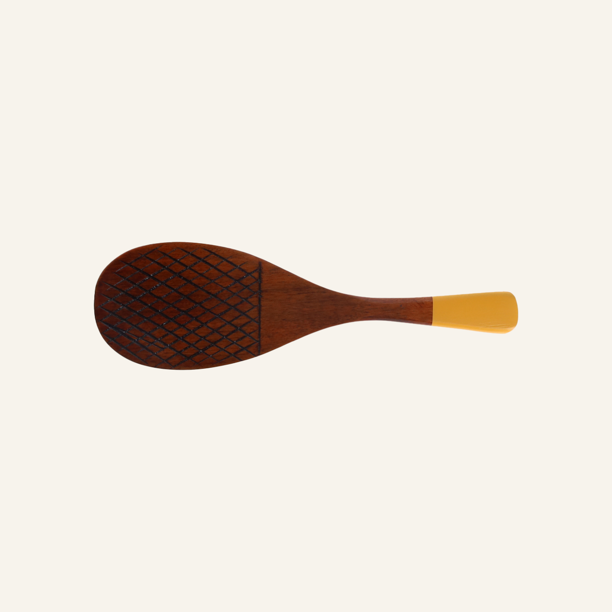 Spatule à riz Shamozi en bois de lithocarpus glaber