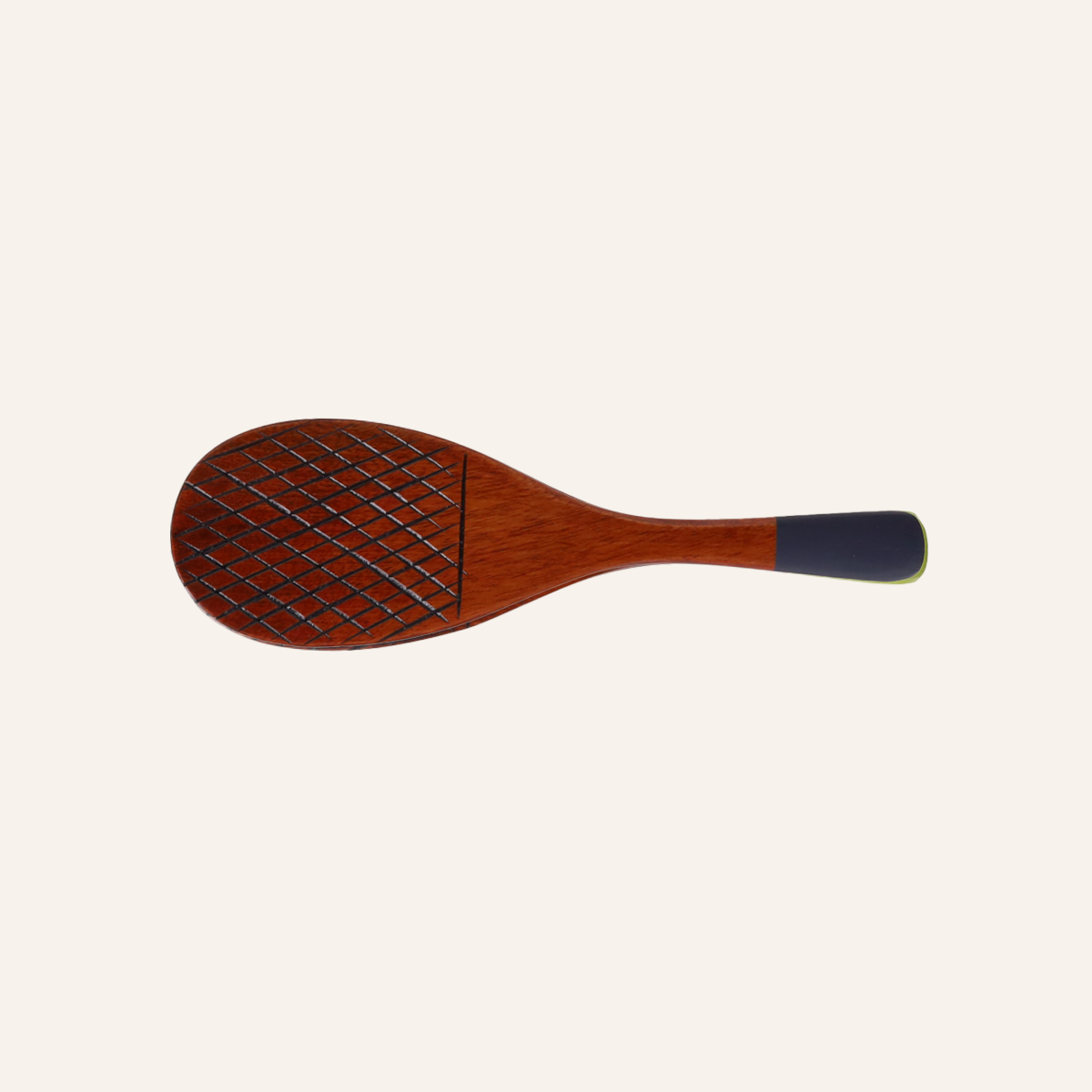Spatule à riz Shamozi en bois de lithocarpus glaber
