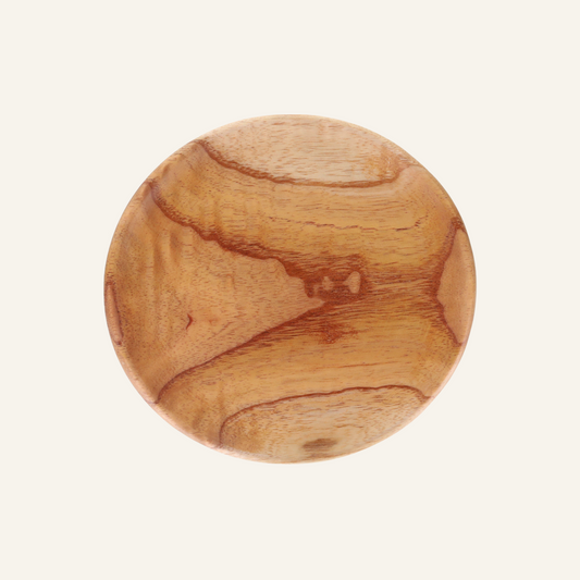 Plat en bois de melia azedarach