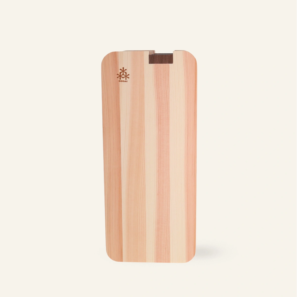 Bloc porte-couteaux en bois hinoki