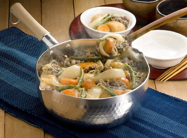 Petite casserole en aluminium martelée Yukihira