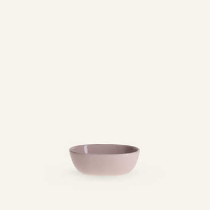 Hasamiyaki porcelain oval bowl "Essence of life"