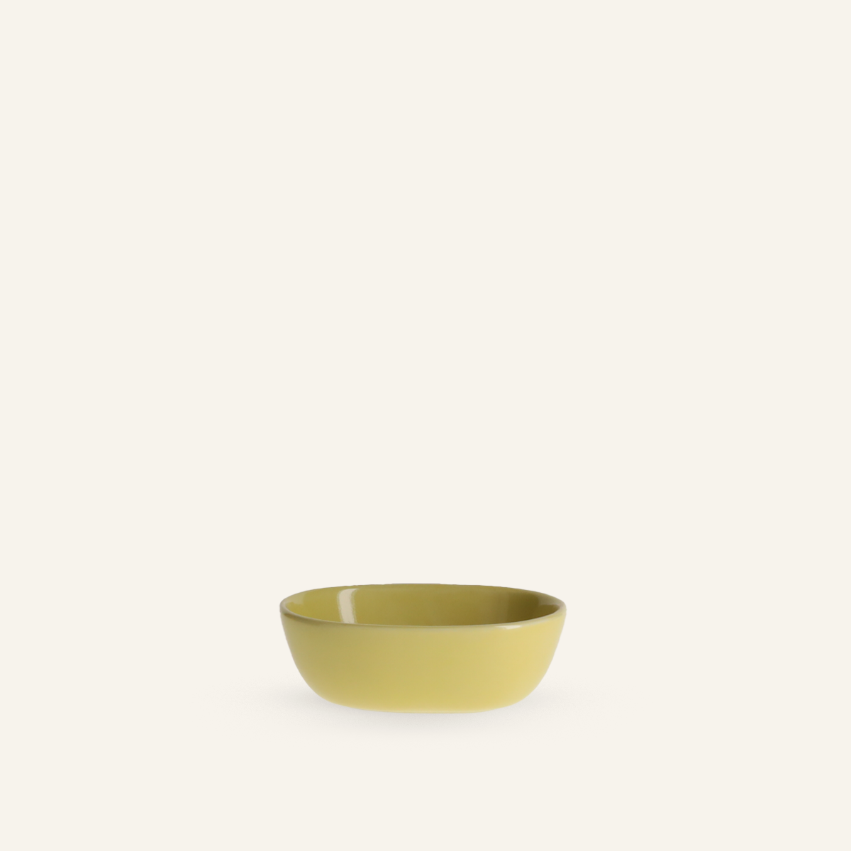 Hasamiyaki porcelain oval bowl "Essence of life"