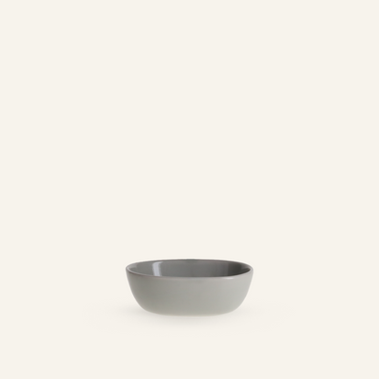 Hasamiyaki porcelain oval bowl "Essence of life"