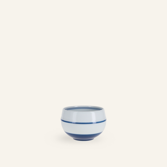 Tsubo sencha tea cup in Hasamiyaki porcelain "Yumeji"