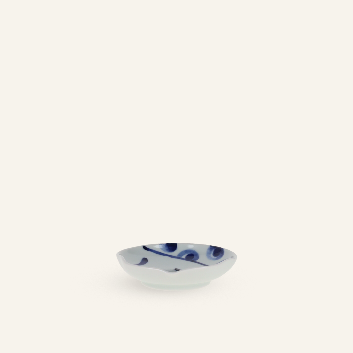 Hasamiyaki porcelain bowl "Hyottoko"
