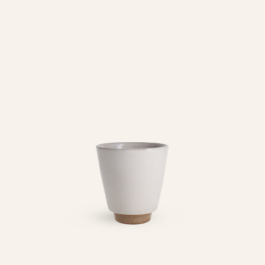 Hasamiyaki "Shirogesho" ceramic tea cup