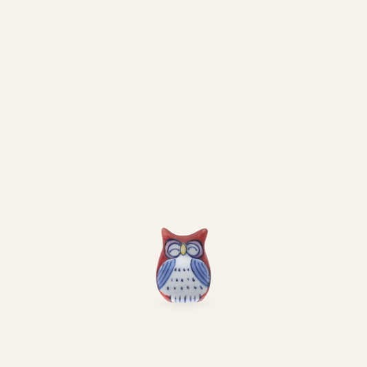 Repose baguettes en porcelaine Hasamiyaki "owl"